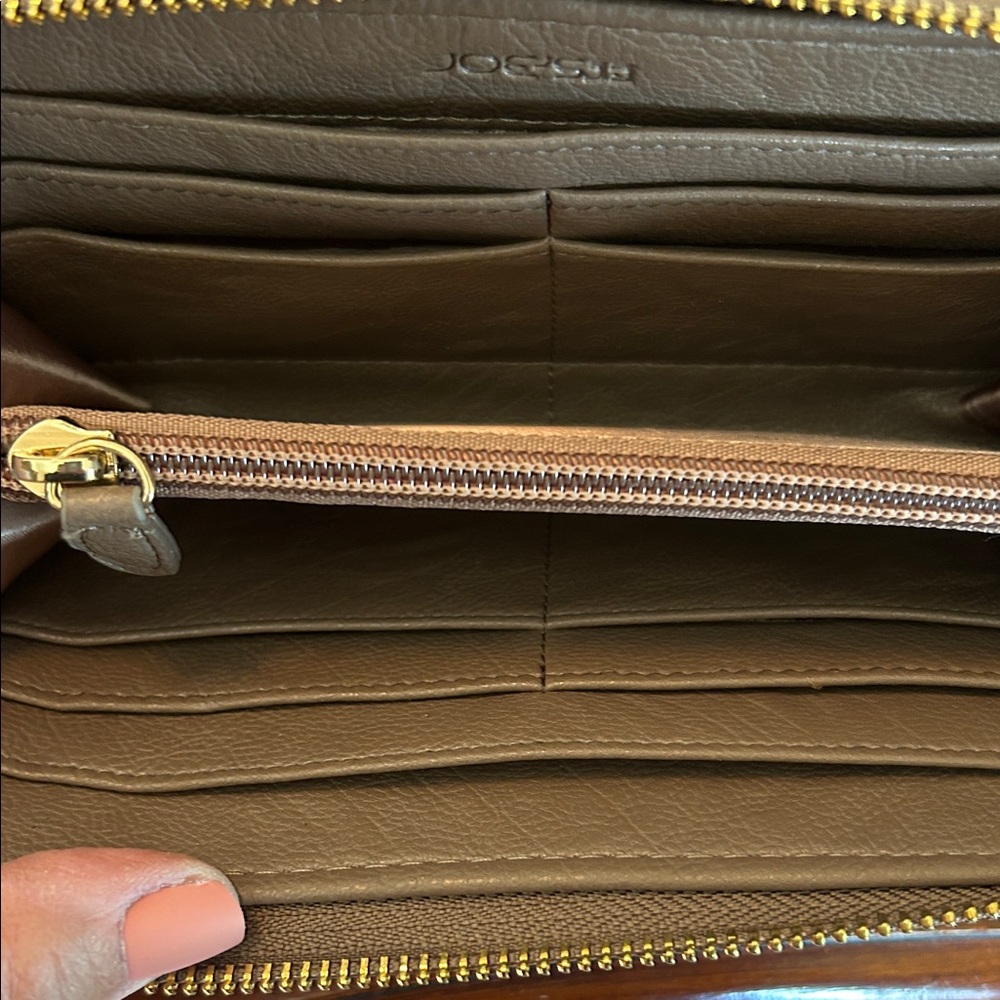 Joe's Tan Embossed Wallet - Picture 10 of 13
